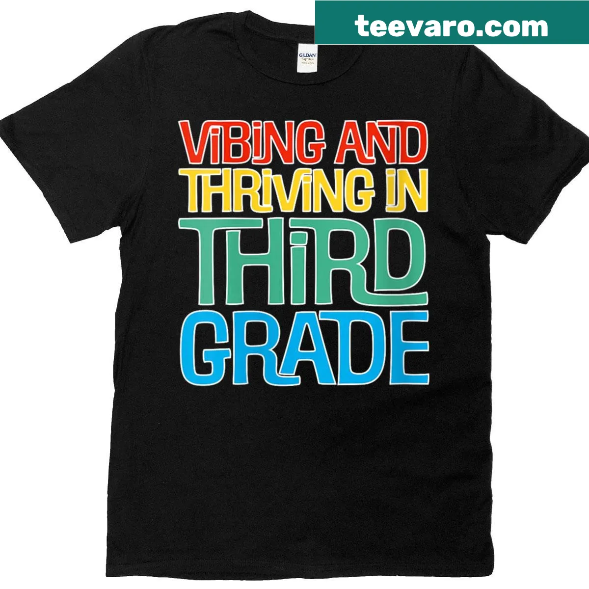 Inspirational t-shirt for third graders with positive message — on a men's t-shirt