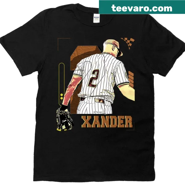 Fun baseball-themed t-shirt featuring Xander Bogaerts graphic