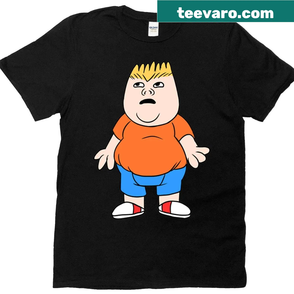 Daddy and son themed t-shirt with playful graphic — on a men's t-shirt