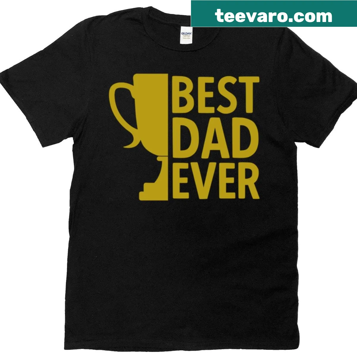 Funny T-shirt for dads with the phrase Best Dad Ever for Father's Day. — on a men's t-shirt