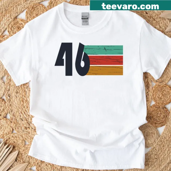 Vintage style T-shirt celebrating 80th birthday with distressed text