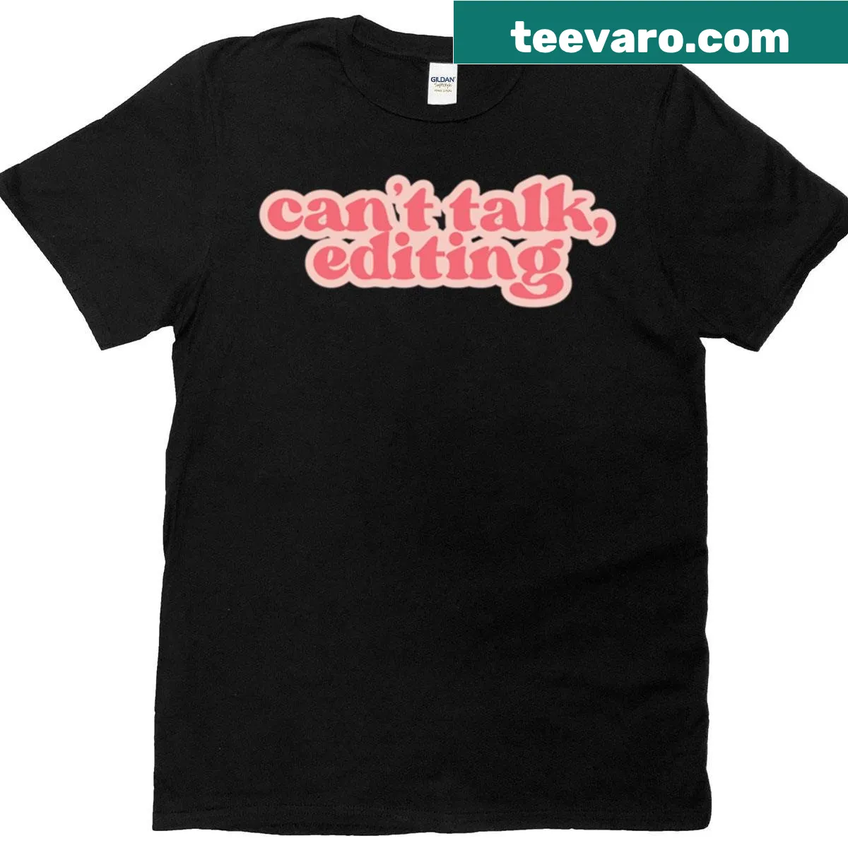 Photography themed t-shirt with editing humor — on a men's t-shirt