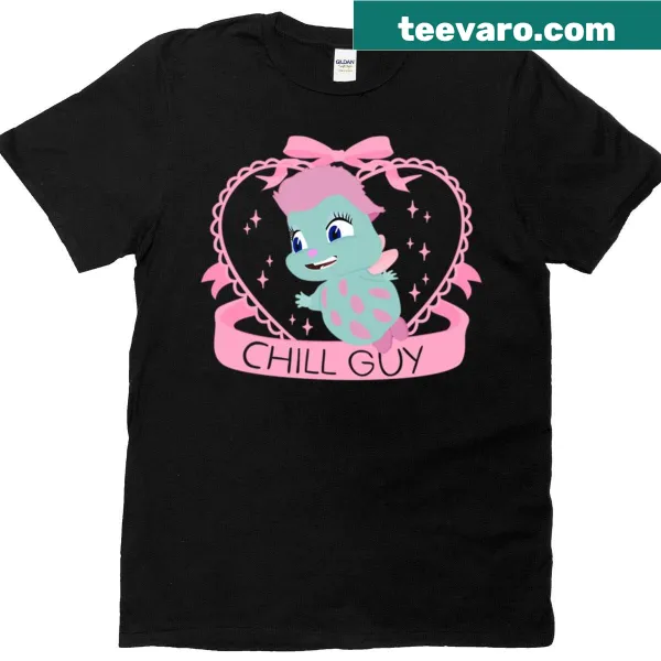 Casual T-shirt featuring the phrase Chill Guy in bold text.