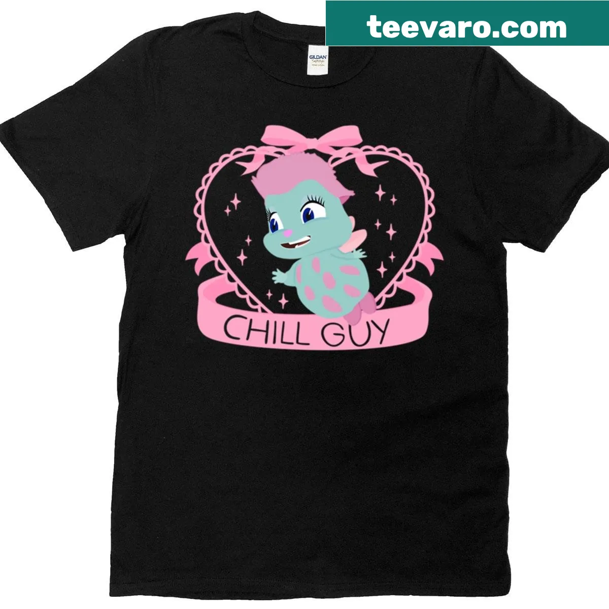 Casual T-shirt featuring the phrase Chill Guy in bold text. — on a men's t-shirt