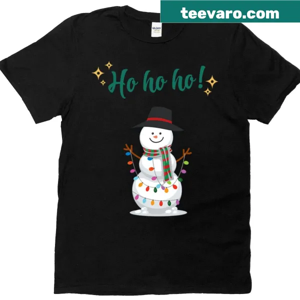 Cute Christmas snowman t-shirt for festive wear