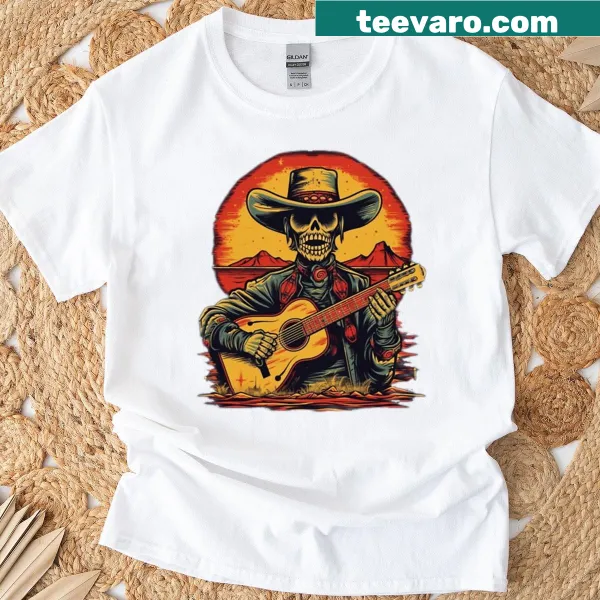 Cute illustration of a cowboy pug on a t-shirt.