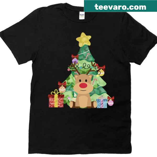 Cute Christmas elk design for festive winter celebrations