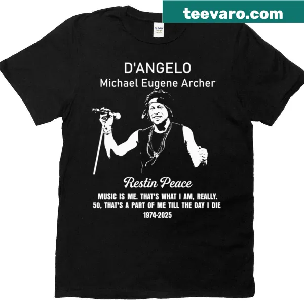 Artist-inspired t-shirt featuring D'angelo Michael Eugene Archer