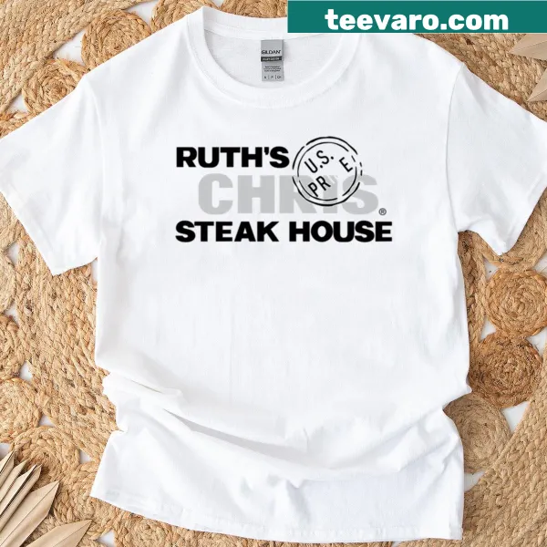 Bear silhouette design representing Ruth's Chris Steak House on a t-shirt
