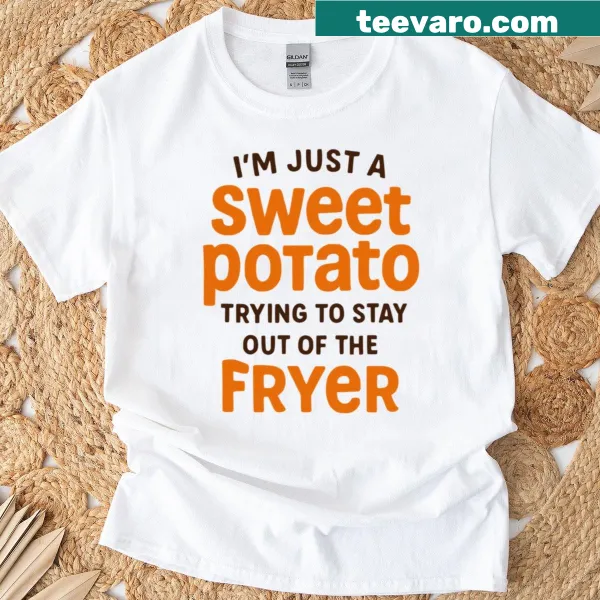 Funny sweet potato quote design on t-shirt