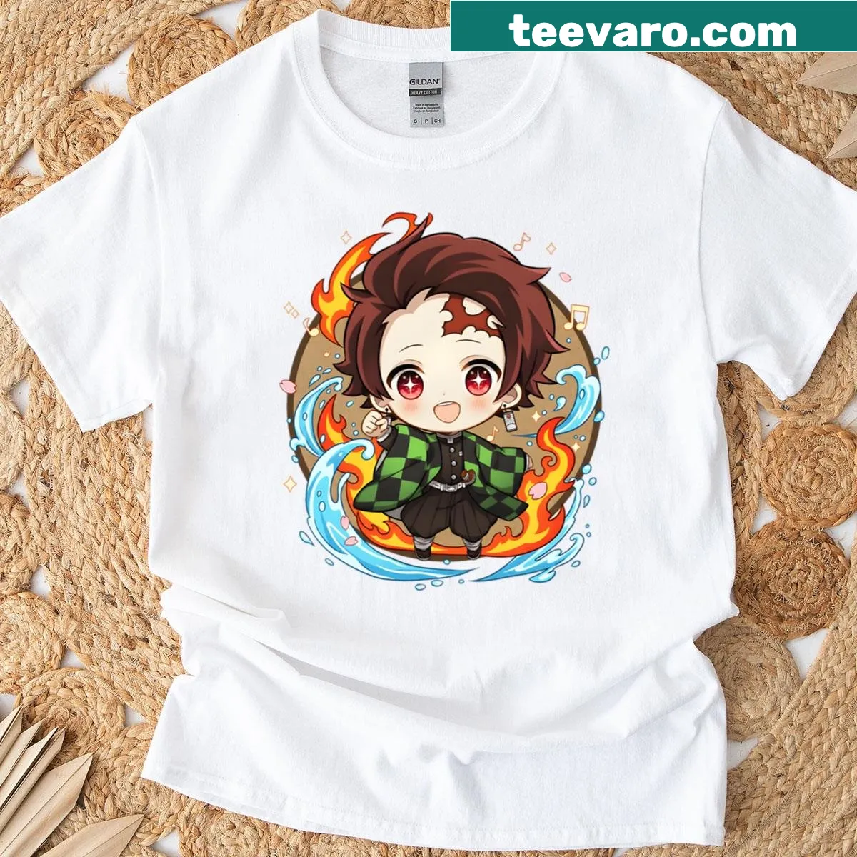 Typography T-shirt with the words Little Sun Breath Warrior — on a men's t-shirt