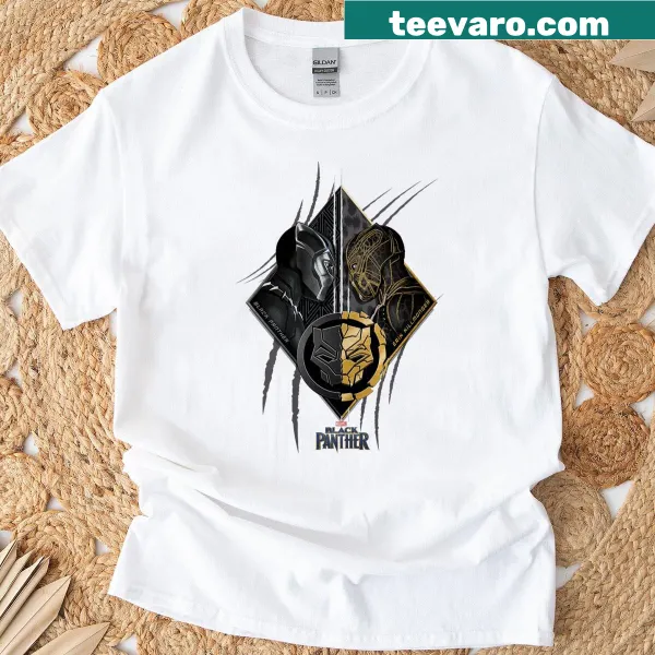 Black Panther movie-inspired T-shirt with jaguar graphic