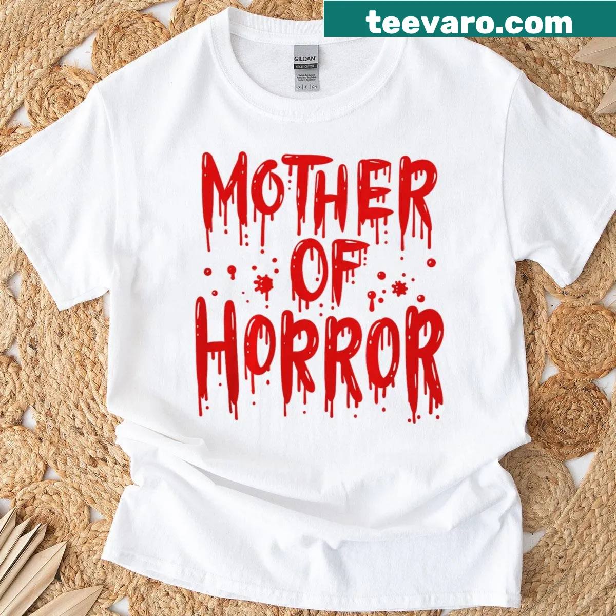Funny Mother's Day shirt for horror movie lovers — on a men's t-shirt