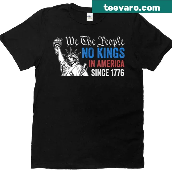Patriotic t-shirt with text about American independence