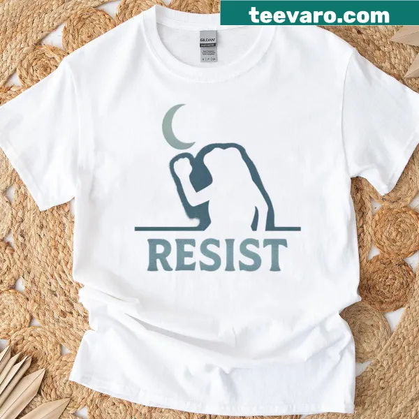 Vintage protest art oversized t-shirt featuring a frog graphic