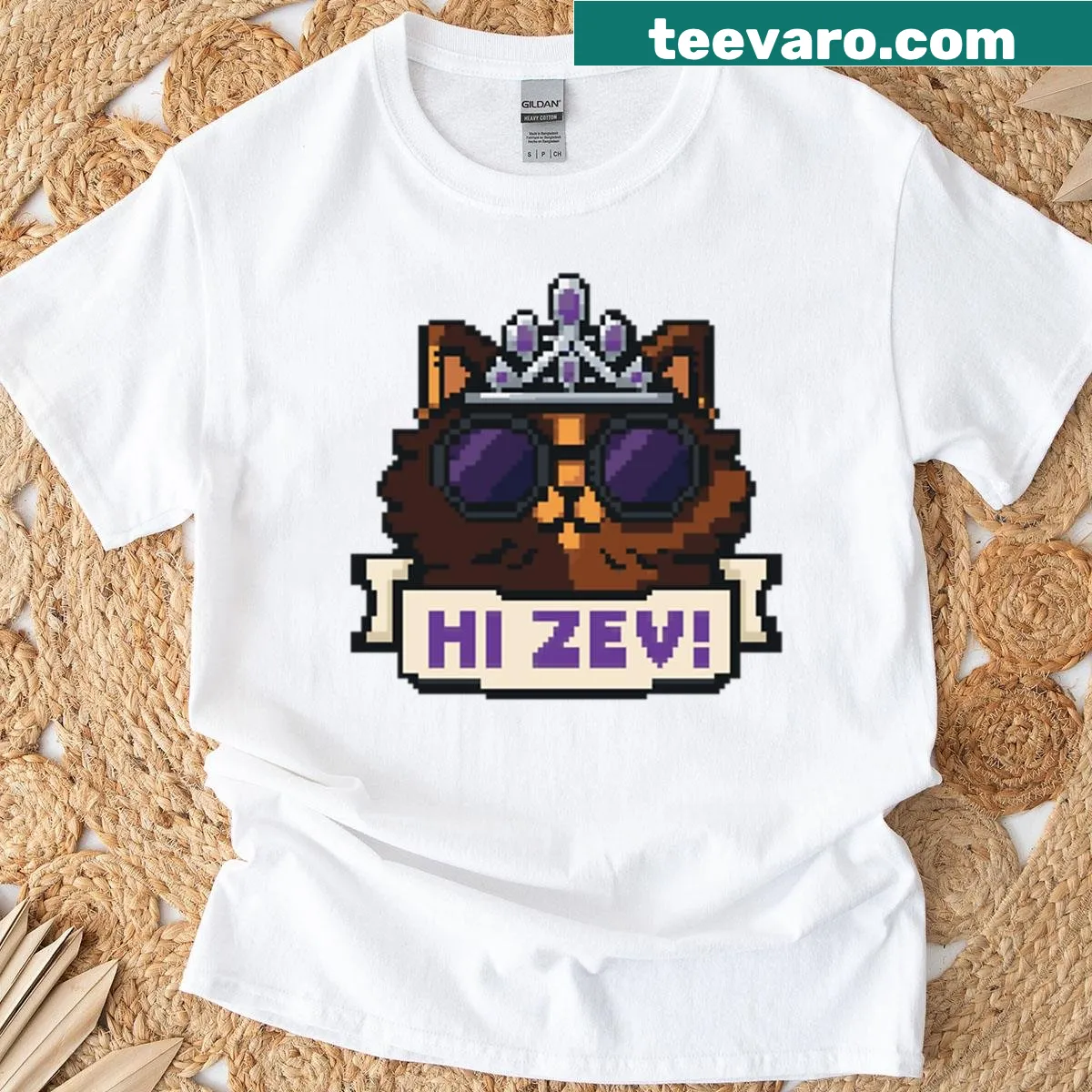 Pixel art t-shirt featuring Princess Donut from Dungeon Crawler Carl — on a men's t-shirt