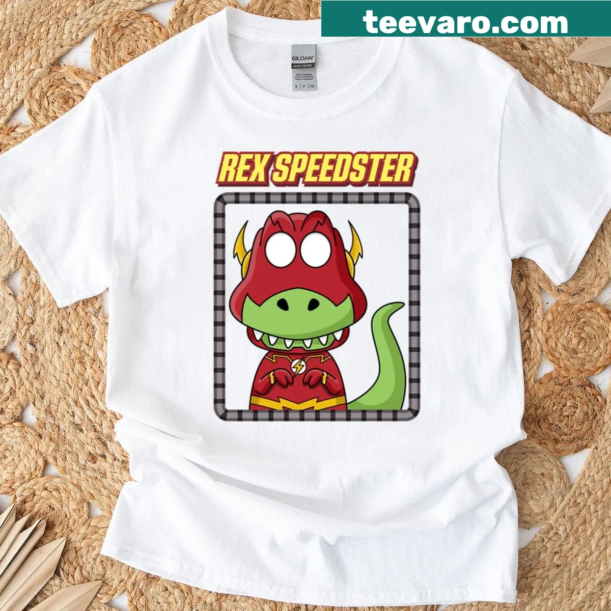 Dynamic illustration of a high-speed vehicle. — on a men's t-shirt