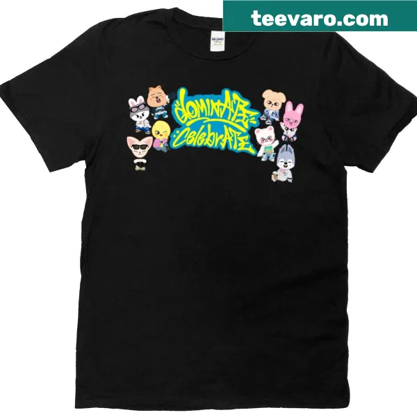Skzoo character graphic from Stray Kids on a t-shirt