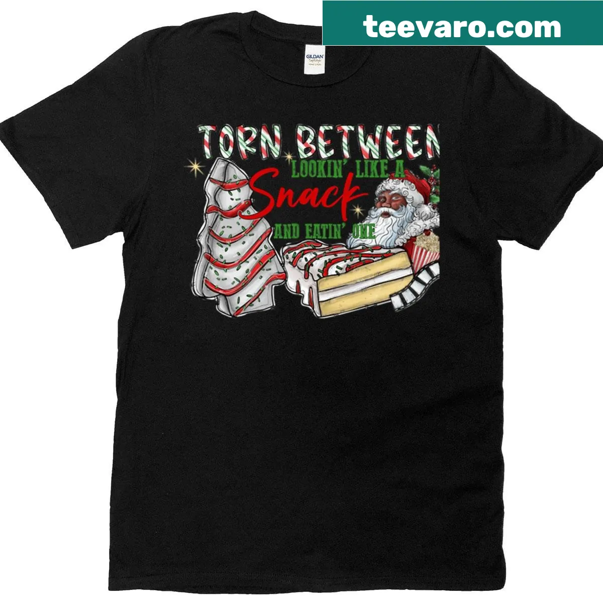 Funny Christmas saying about food on a T-shirt — on a men's t-shirt
