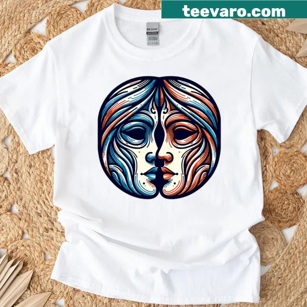 T-shirt featuring the phrase Two Face in bold text