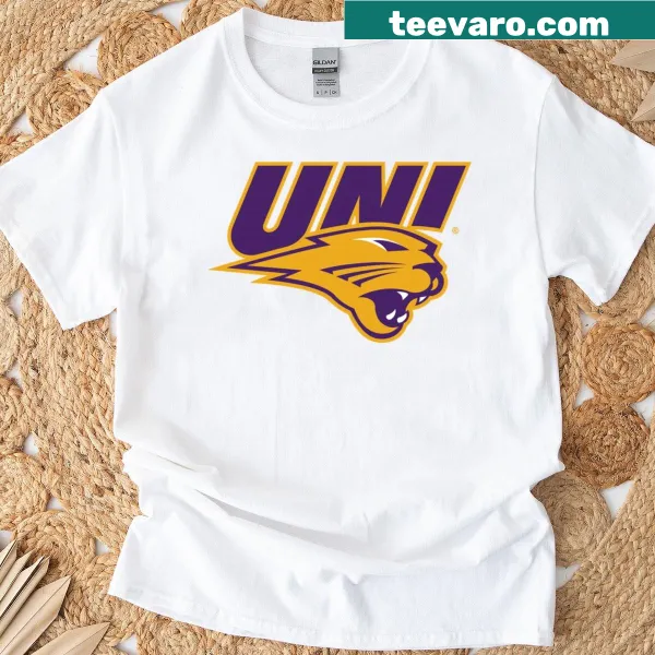 University of Northern Iowa Panthers primary logo t-shirt