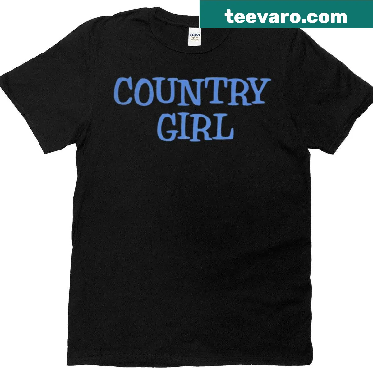 Vintage-style T-shirt featuring country girl graphics — on a men's t-shirt