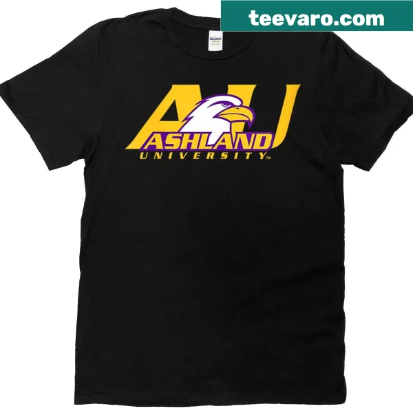 Ashland University Eagles logo t-shirt for women.