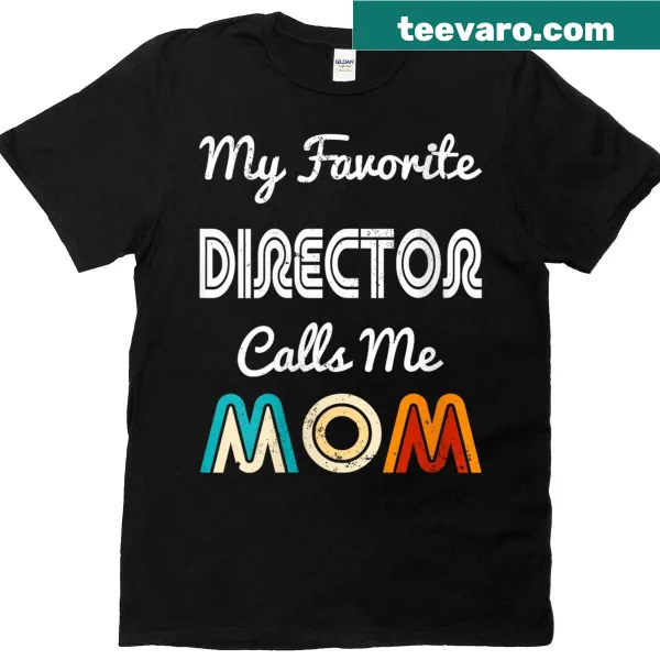Funny movie theater t-shirt for moms with director theme