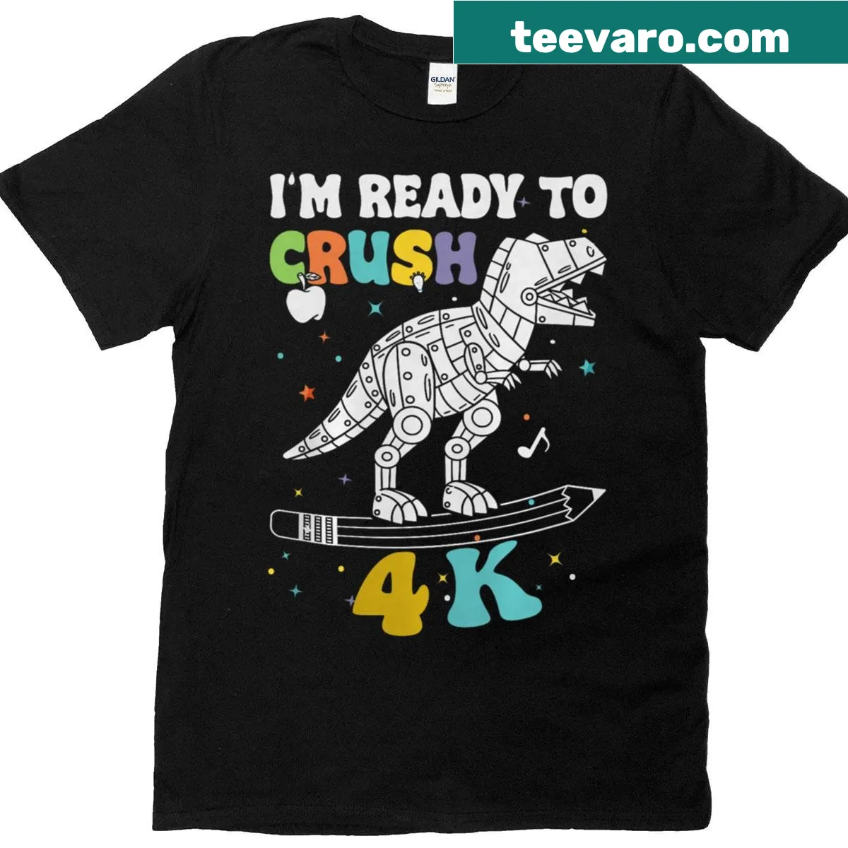 Motivational kids T-shirt for first day of school — on a men's t-shirt