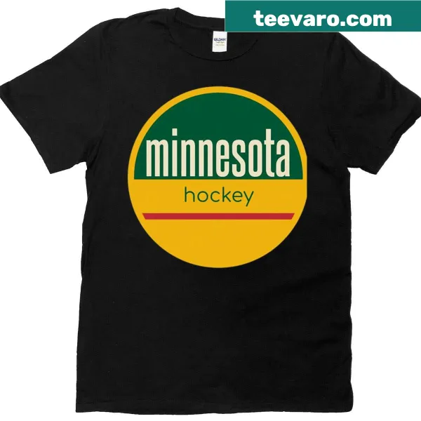 Boxy T-shirt with Minnesota Wild logo in vintage style