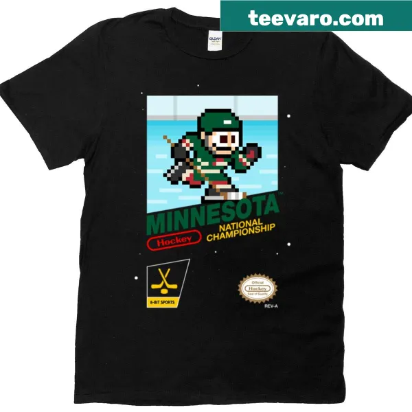 Minnesota Wild team graphic tee with artistic design