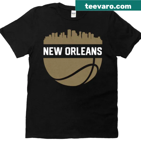 New Orleans Pelicans boxy t-shirt featuring artistic team logo design