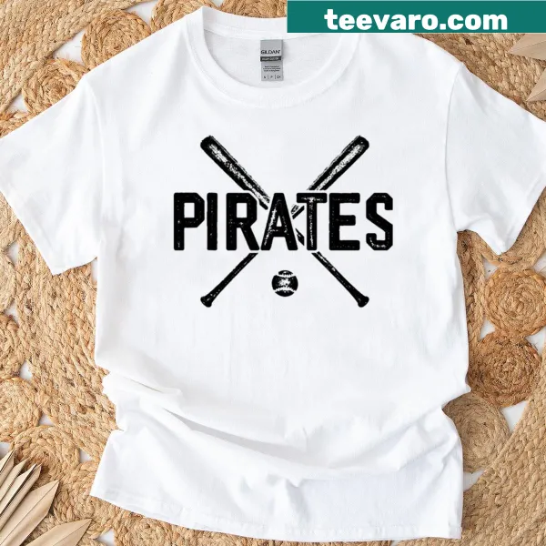 Artistic Pittsburgh Pirates logo T-shirt for baseball fans