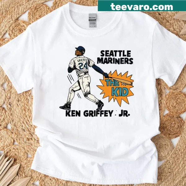 Artistic T-shirt featuring Seattle Mariners design