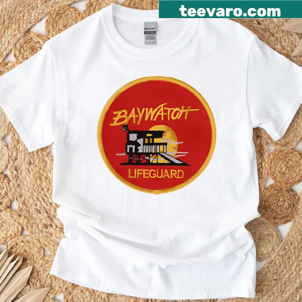 Baywatch-inspired lifeguard badge T-shirt for beach lovers
