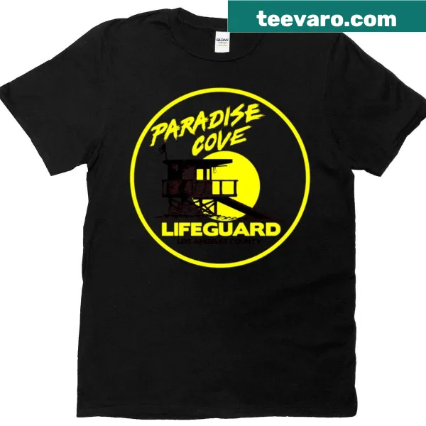 Baywatch Lifeguard t-shirt featuring lifeguard-themed graphics