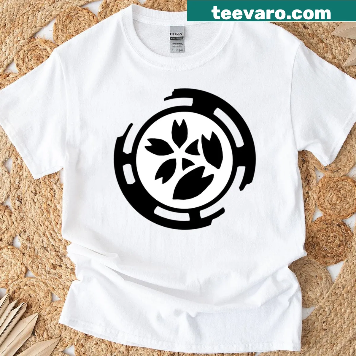 Illustrated T-shirt featuring a dance icon — on a men's t-shirt