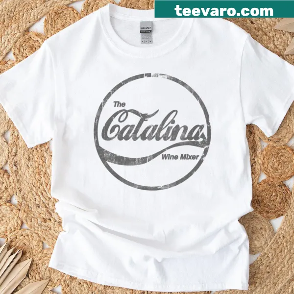 Vintage Catalina Wine Mixer themed t-shirt