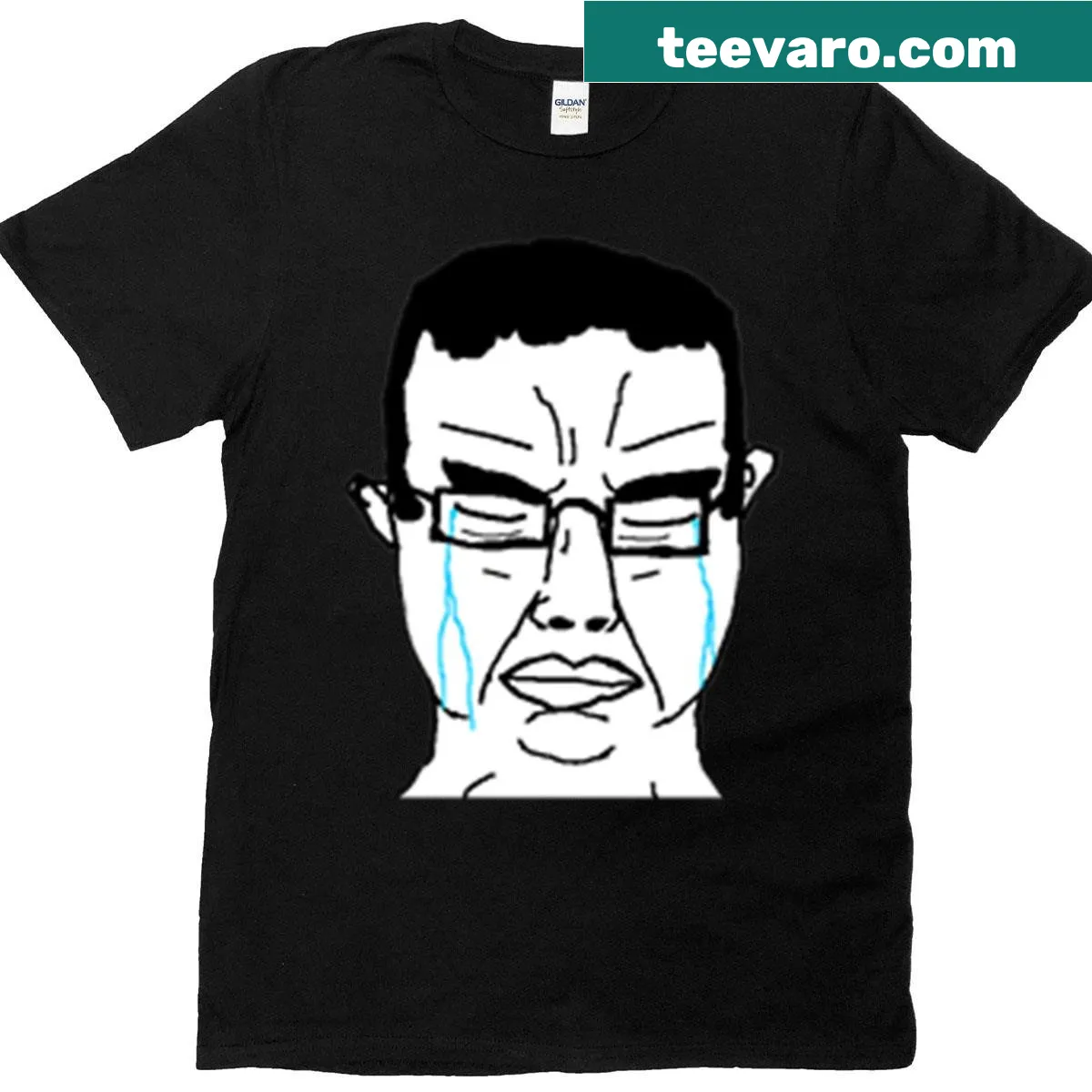 Illustration of Chud Jak on a horror-themed T-shirt — on a men's t-shirt
