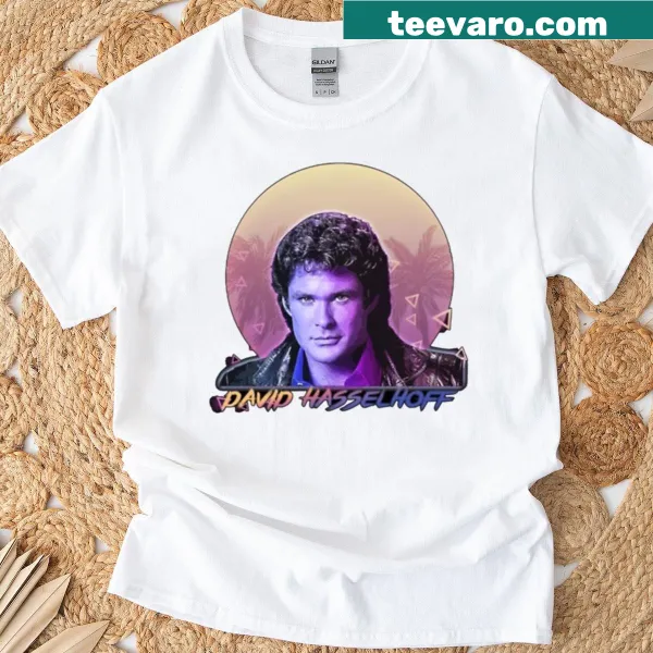 David Hasselhoff tribute t-shirt with classic typography