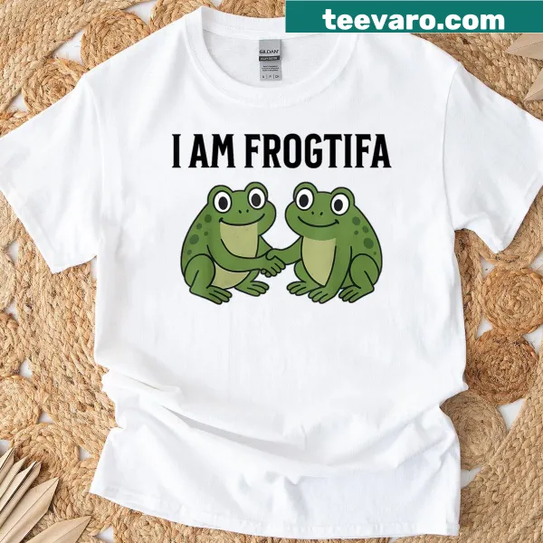 Funny I Am Frogtifa graphic T-shirt for men and women