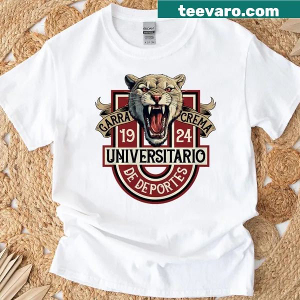 Universitario de Deportes logo T-shirt for sports fans.