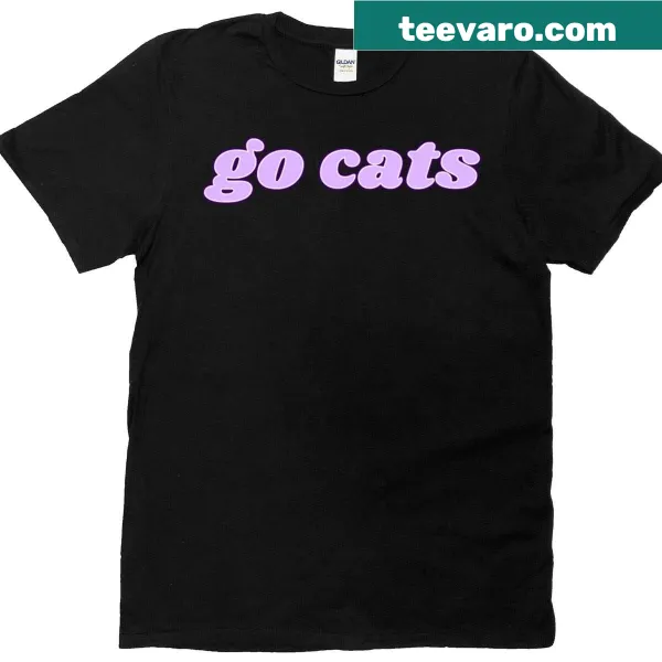 Go Cats graphic t-shirt for sports fans