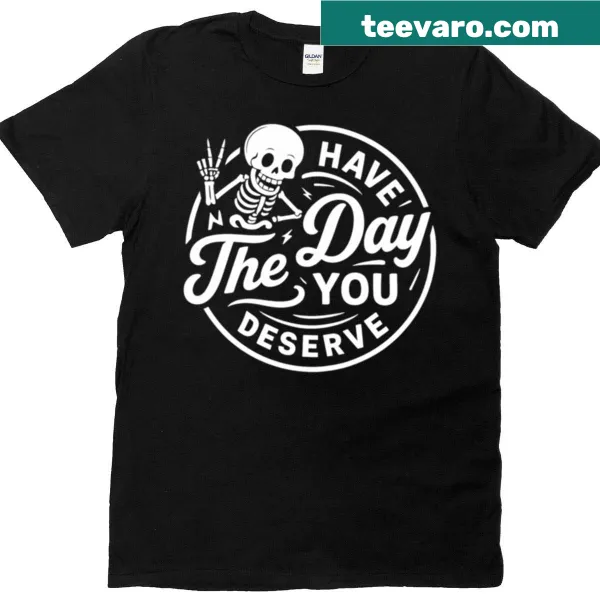 Vintage skeleton logo t-shirt with edgy design