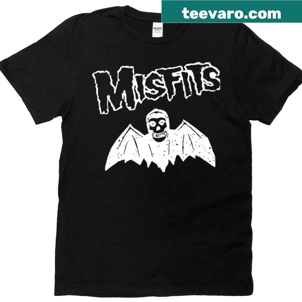 Iconic Misfits-inspired fiend graphic on a T-shirt — on a men's t-shirt