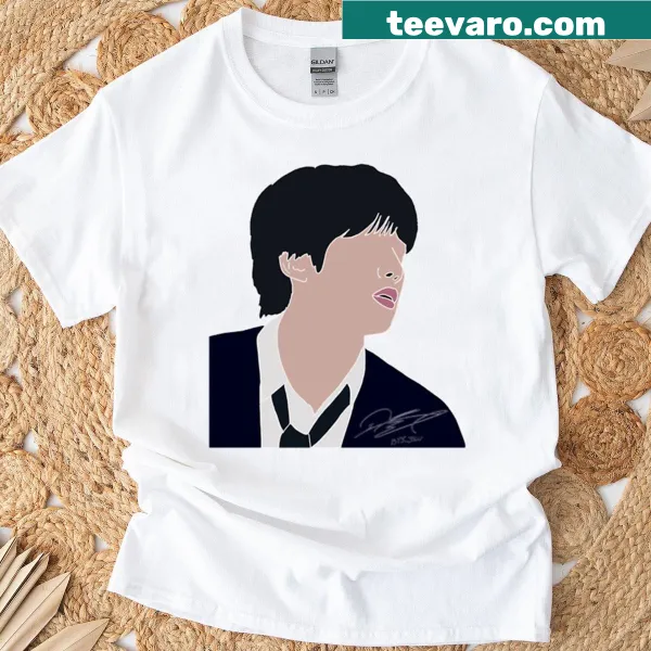 Artistic Jin drawing t-shirt featuring detailed graphic