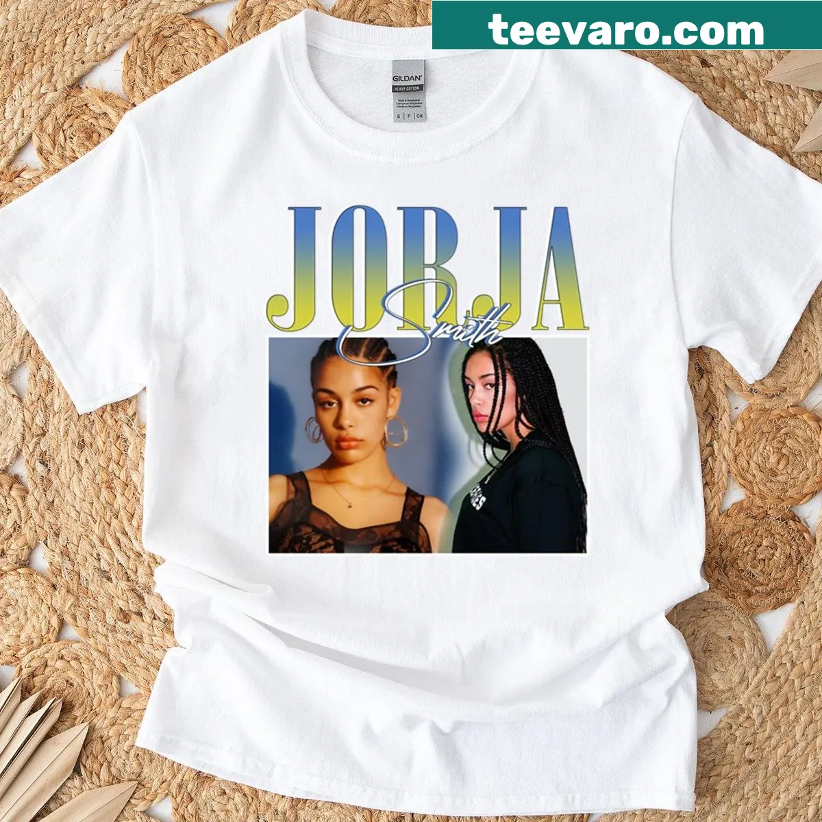 Vintage-style t-shirt celebrating iconic 90's music. — on a men's t-shirt