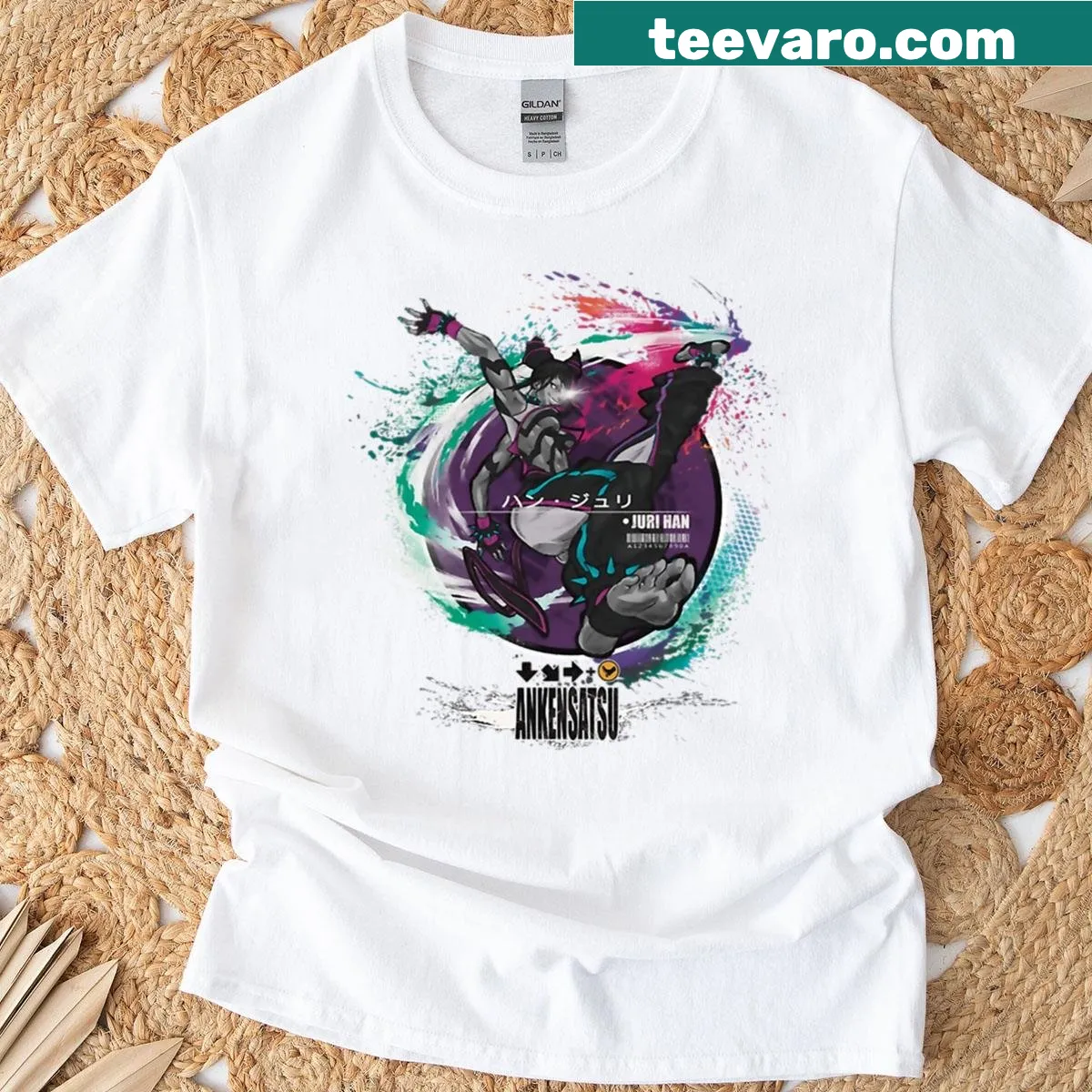 Illustration of Juri Ankensatsu Vi on a stylish T-shirt. — on a men's t-shirt