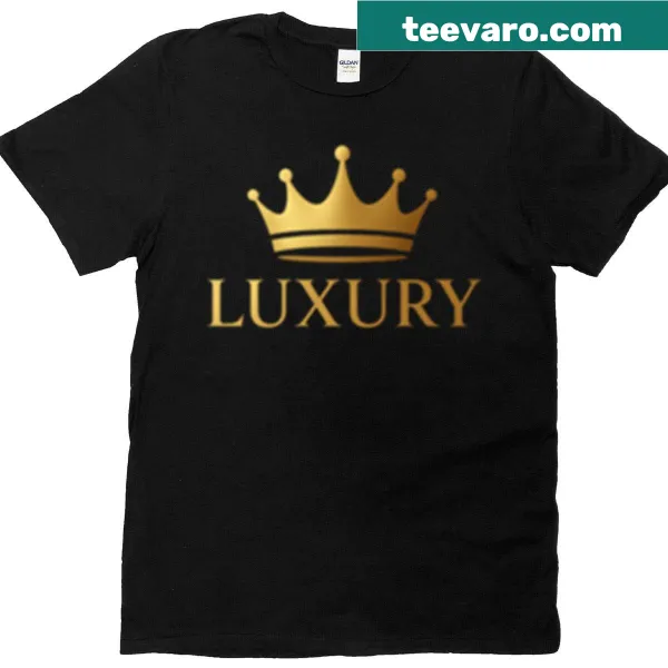 Minimalist t-shirt with typography conveying luxury and elegance.
