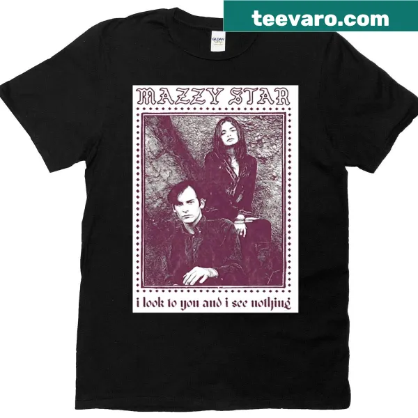 T-shirt with poignant Mazzy Star lyric in elegant typography.